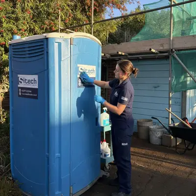 modern construction site toilet hygiene standards 2026 portable unit london