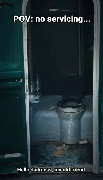 POV: the site loo when nobody’s servicing it… 😭  
Then you hire Sitech ✅

Weekly servicing as standard. Cleaned, mainta